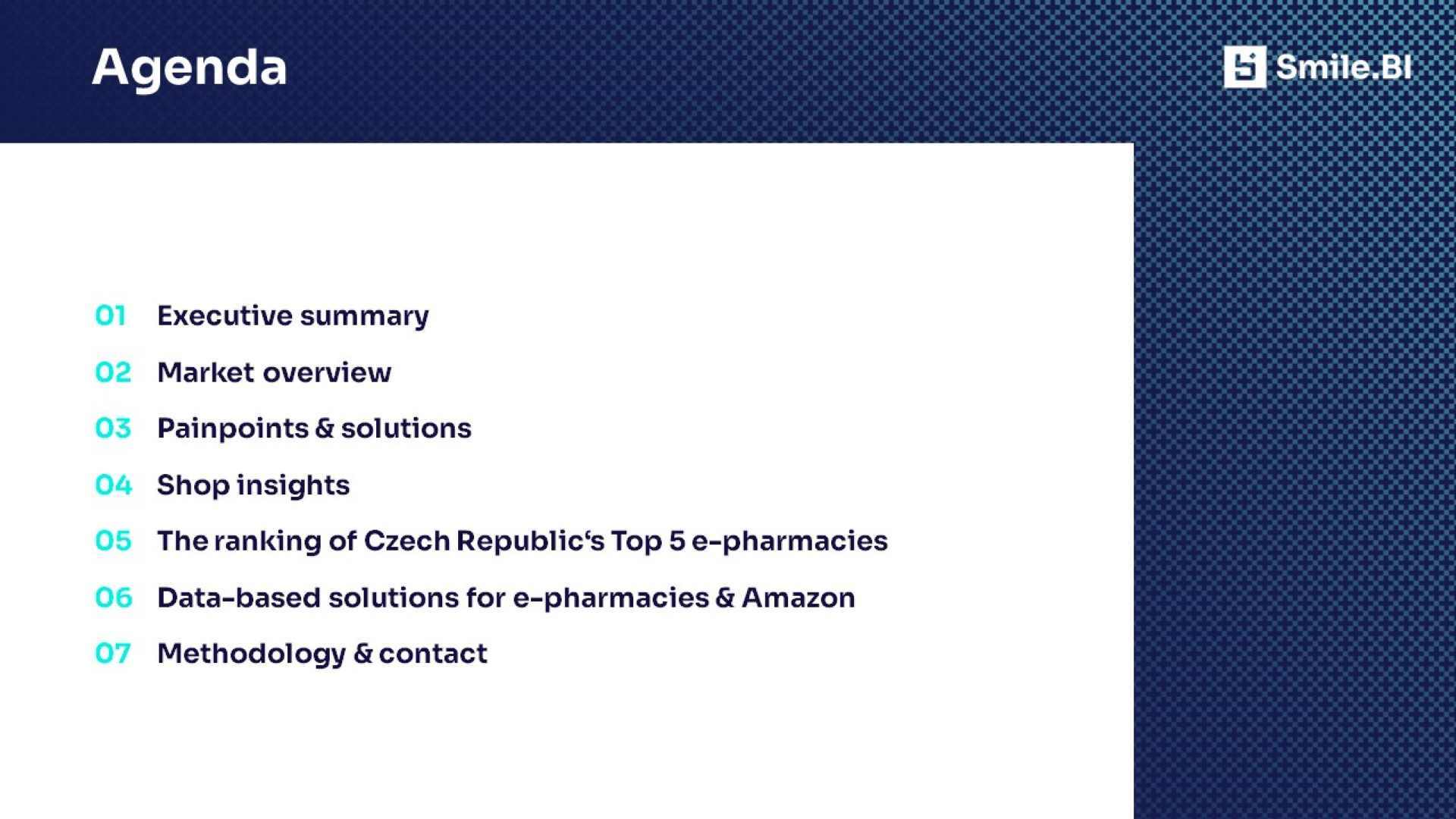 SBI E pharmacy Study CZ 2